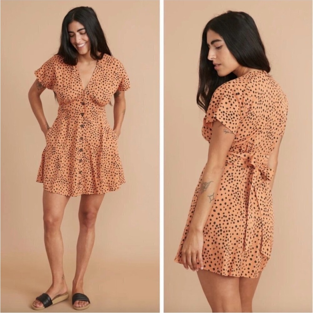 Marine Layer Cheetah Dress